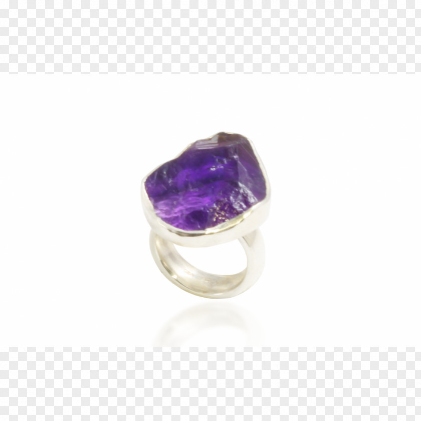 Amethyst Gemstone Jewellery Ring Purple PNG