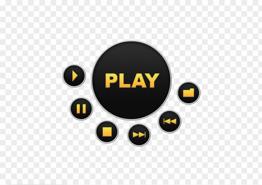 Black Button Web User Interface Icon PNG