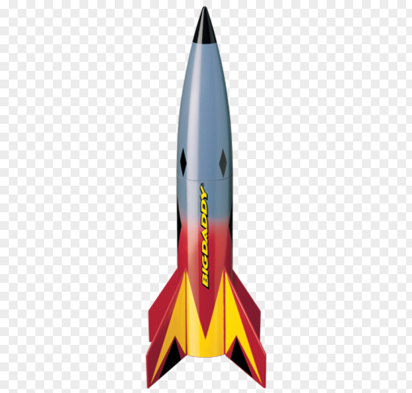 Cartoon Rocket Launch Flight Model Estes Industries Booster PNG