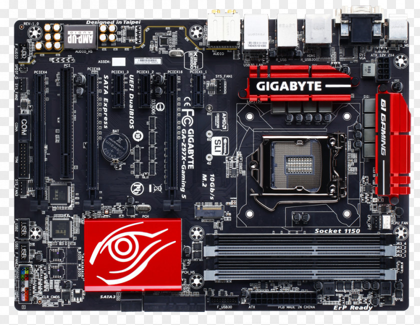 Intel LGA 1150 Motherboard Gigabyte Technology ATX PNG
