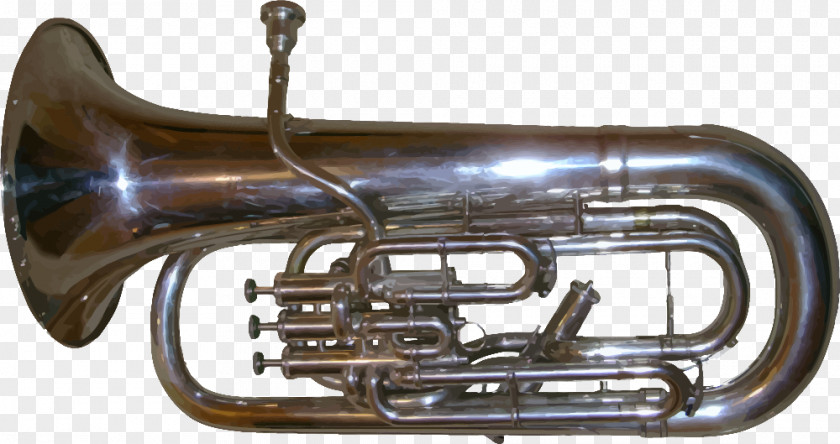 Musical Instruments Clip Art Marching Euphonium Band Baritone Horn PNG
