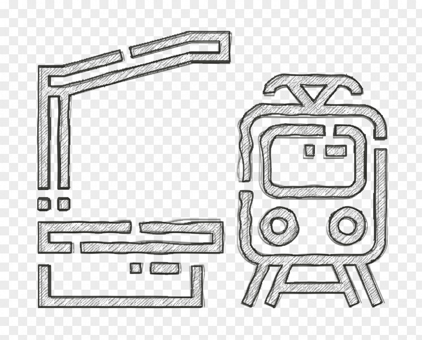 Subway Icon Vehicles Transport Train Station PNG