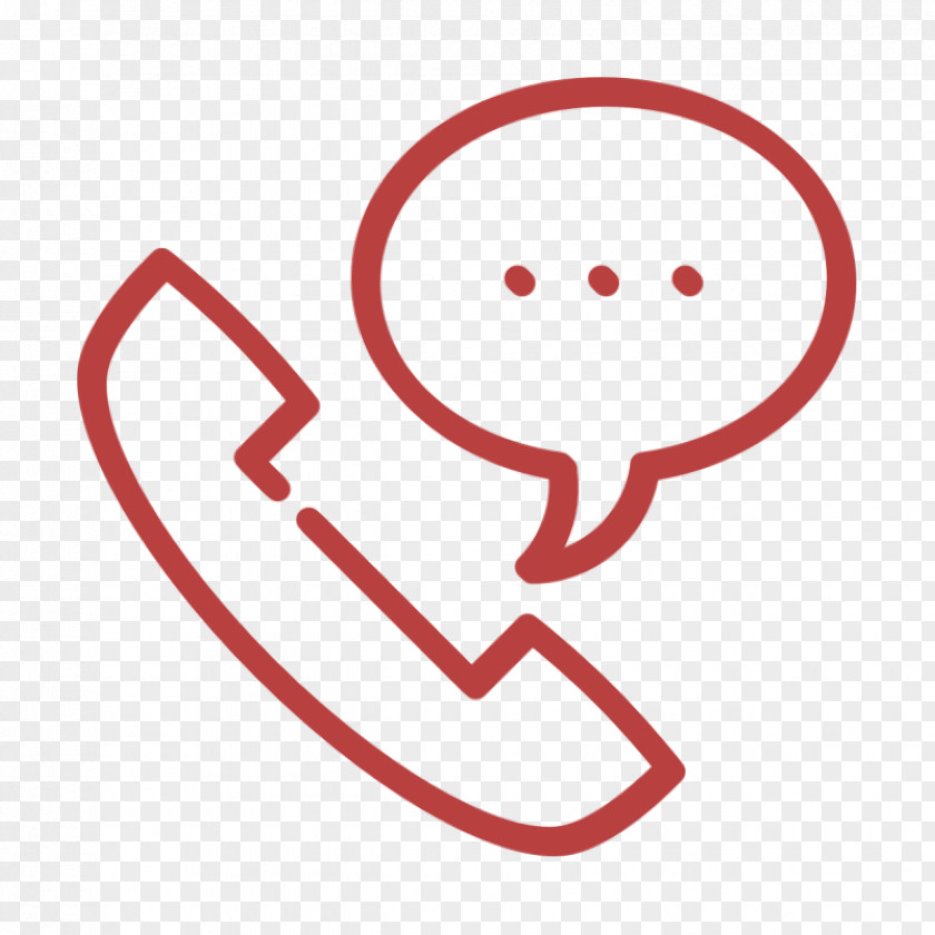 Telephone Icon Communication And Media Phone With Message PNG