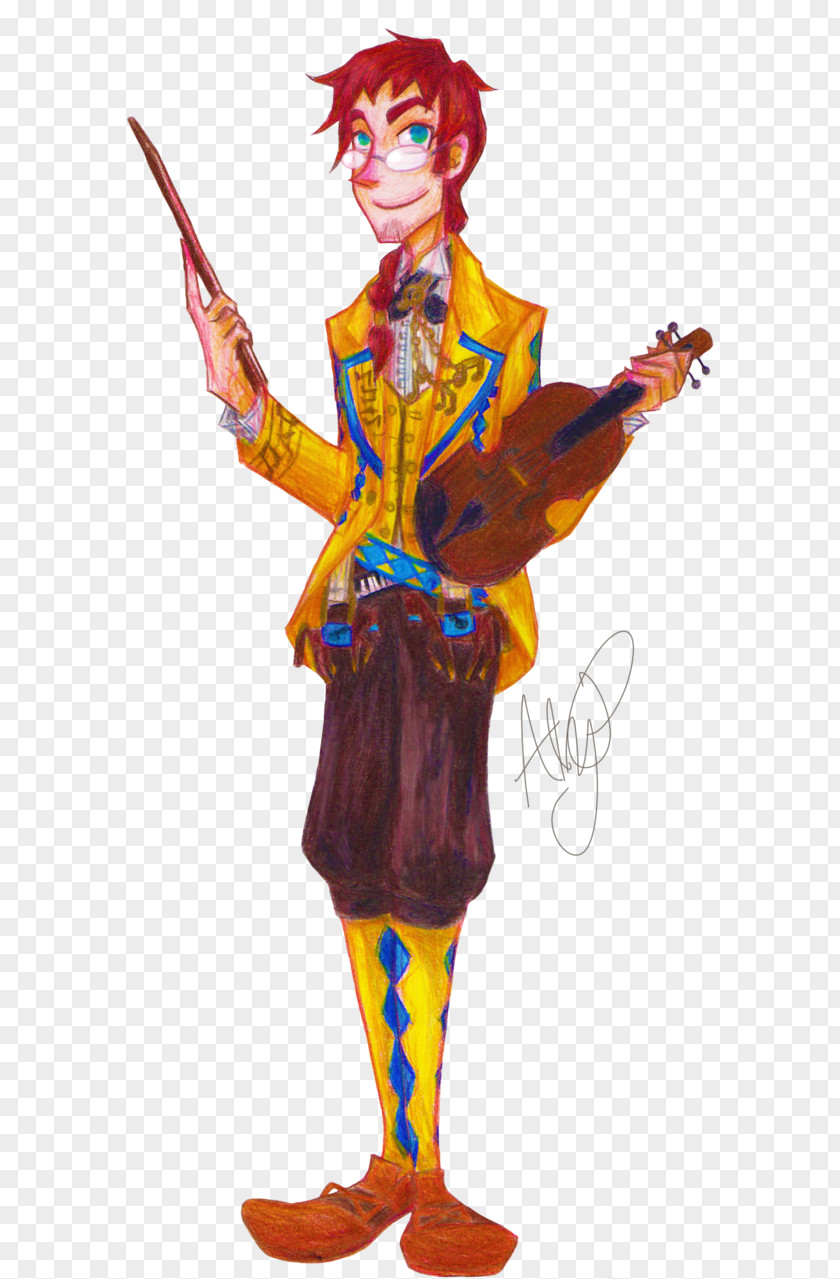 Clown Cartoon Fashion Illustration Costume Design PNG