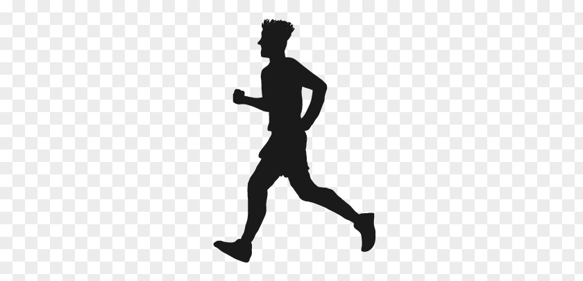 Fitness Male Silhouette Euclidean Vector Running Photography PNG