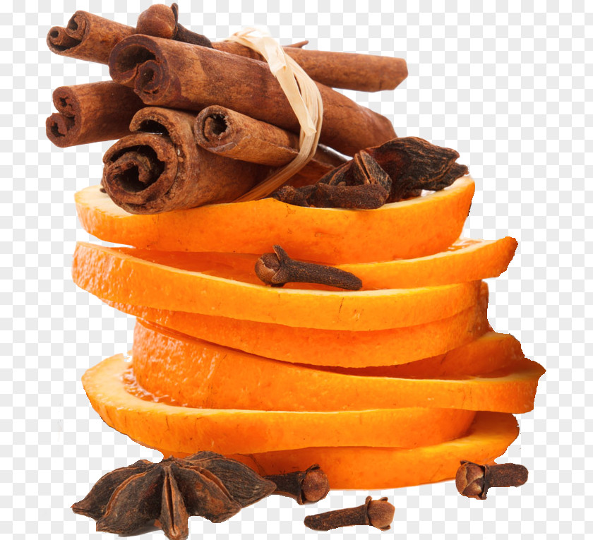 Orange Cinnamon Sugar Clove Spice PNG