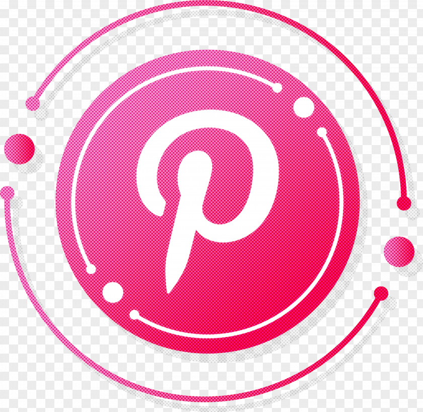 Pinterest Icon P Letter Logo PNG