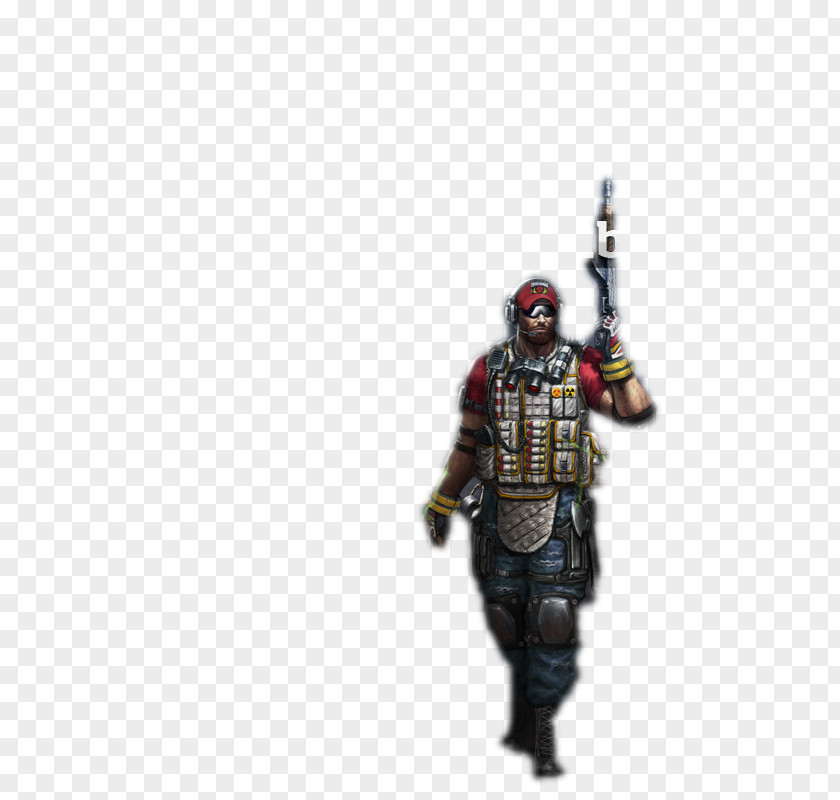 Bin WolfTeam Grenadier Figurine Mercenary PNG