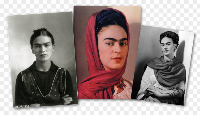 Book Frida Kahlo Portrait PNG