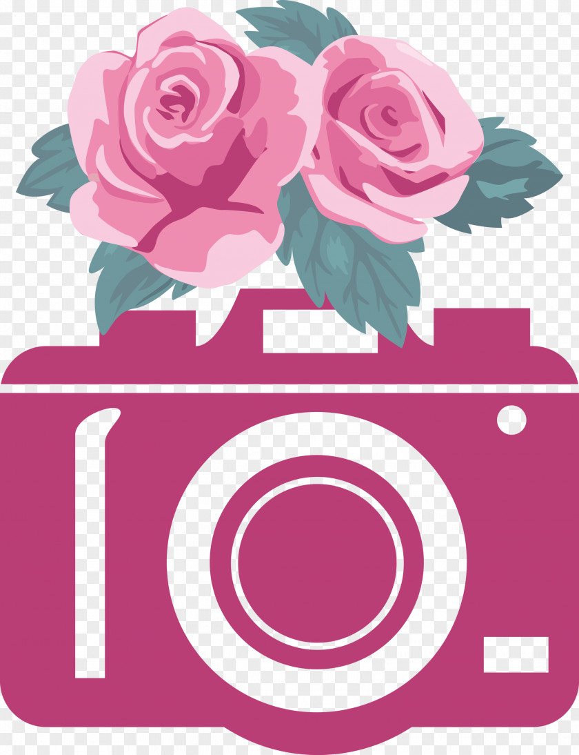 Camera Flower PNG