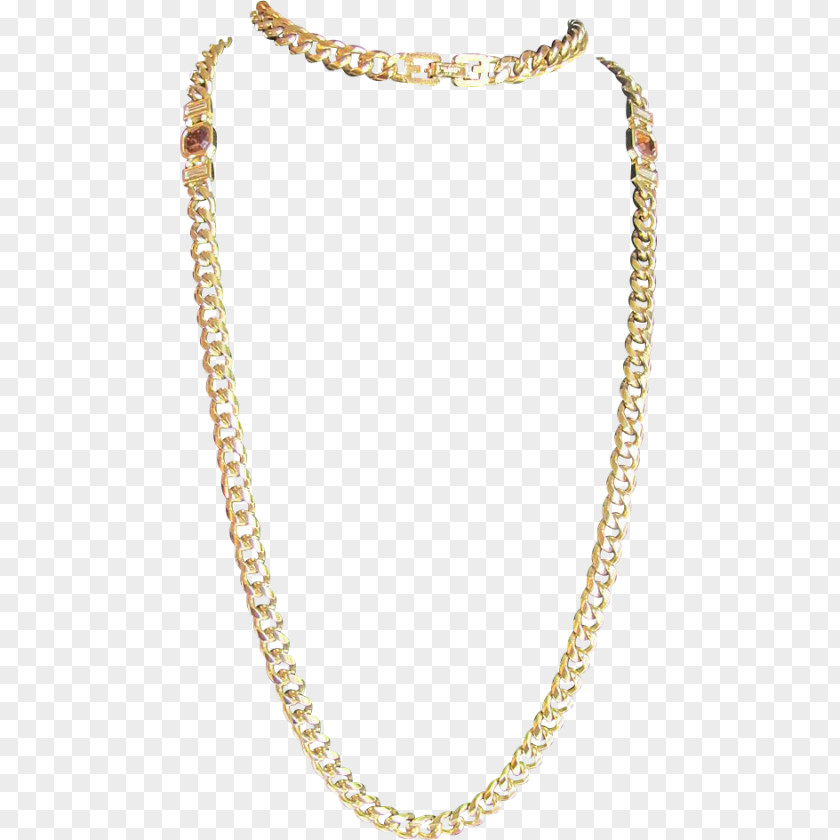 Chain Earring Necklace Jewellery Gold PNG