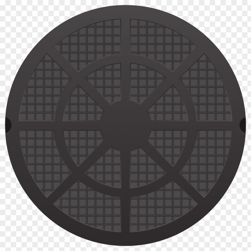 Manhole Cover Vector Symmetry Circle Pattern PNG