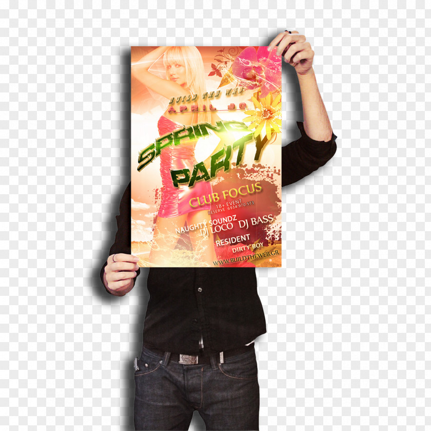 Nightclub Flyers T-shirt Advertising Canvas Print Art Printing PNG