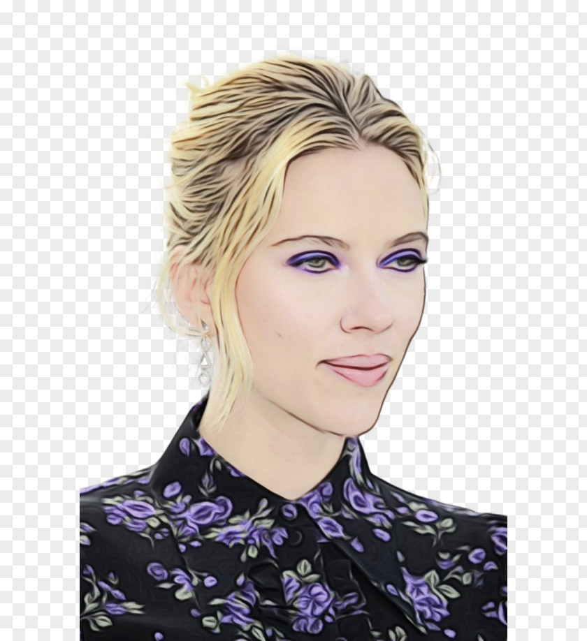 Scarlett Johansson Eyebrow Eyelash Hair Coloring PNG