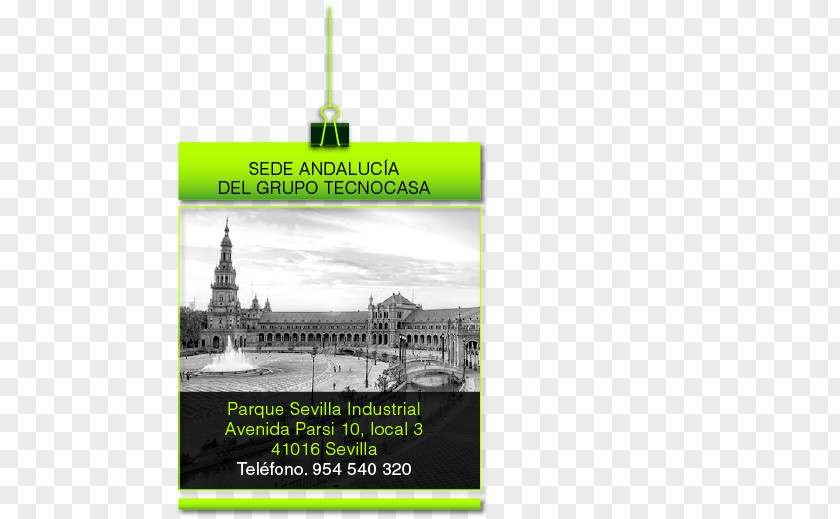 Small Plaza De España, Seville Advertising Canvas PREMIUM TEXTIL PNG