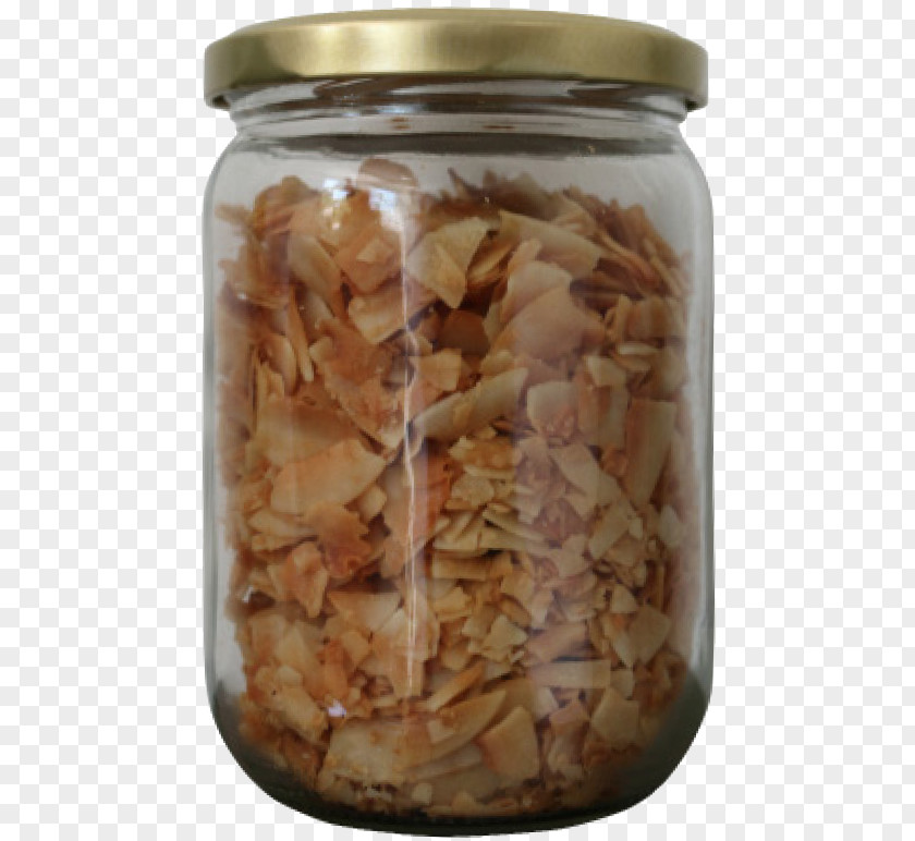 Coconut Chips Glass Jar Food Packaging And Labeling PNG