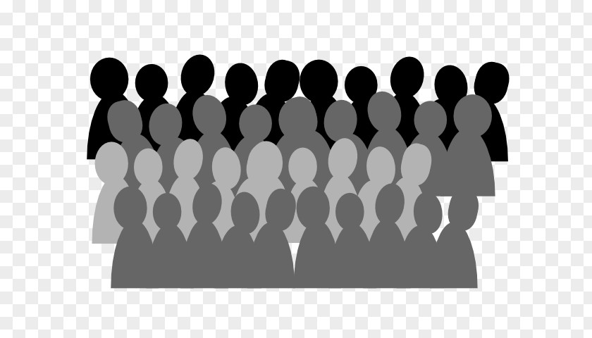 Crowded People Clip Art PNG