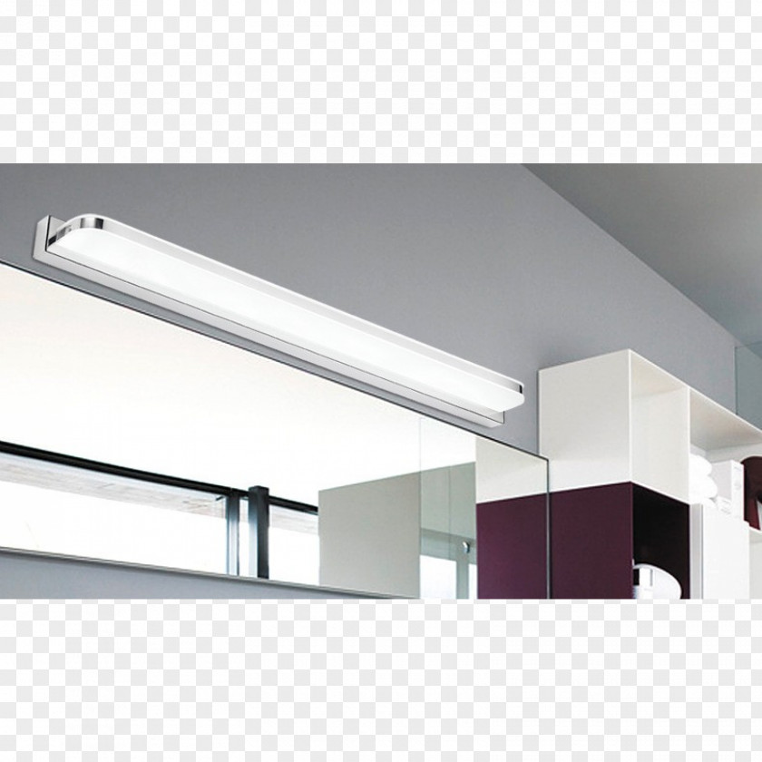 Light Fixture Light-emitting Diode Bathroom Mirror PNG