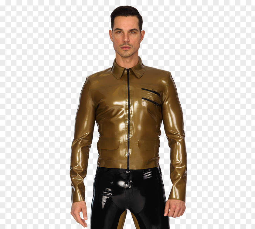 Men Jacket Leather T-shirt Clothing PNG