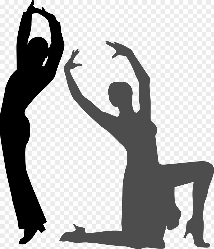 Dance Silhouette Material PNG
