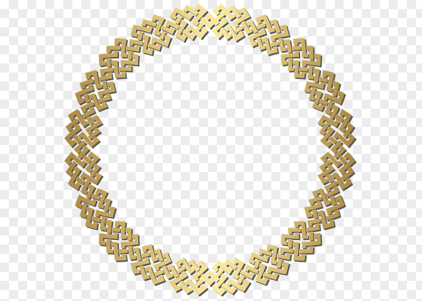 Golden Pattern Ouroboros Symbol Clip Art PNG