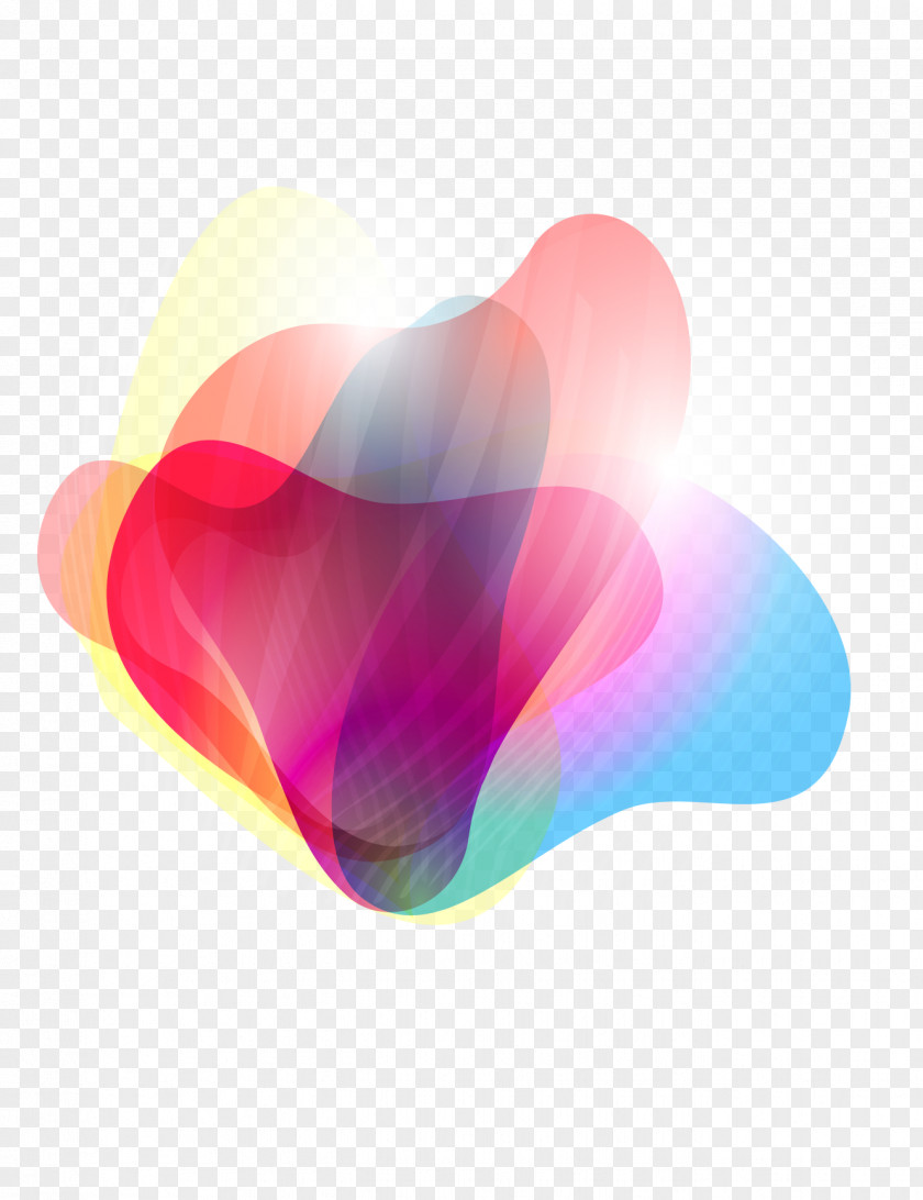 Irregular Shape Light Effect Euclidean Vector PNG