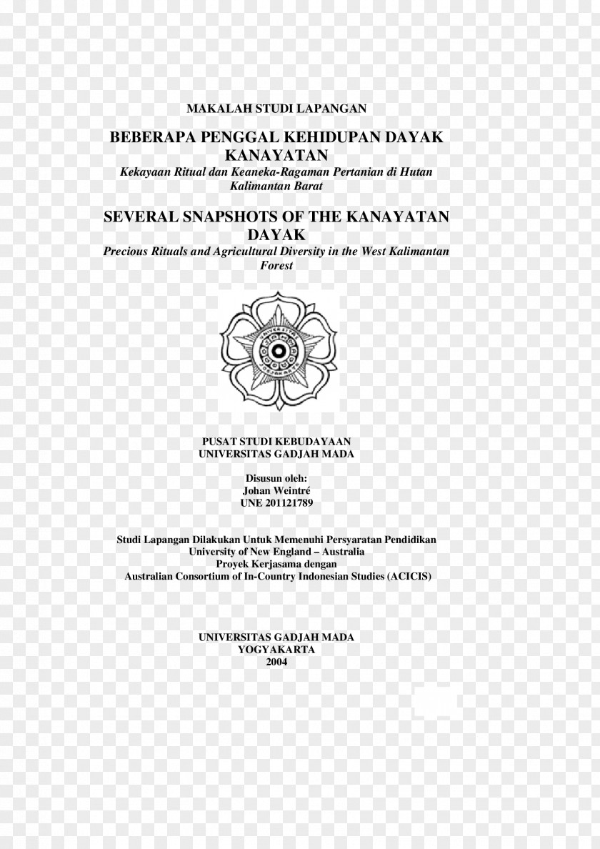 Dayak Gadjah Mada University Document Chemical Engineering Chemistry PNG