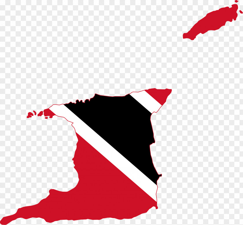 Flag Of Trinidad And Tobago National Map PNG