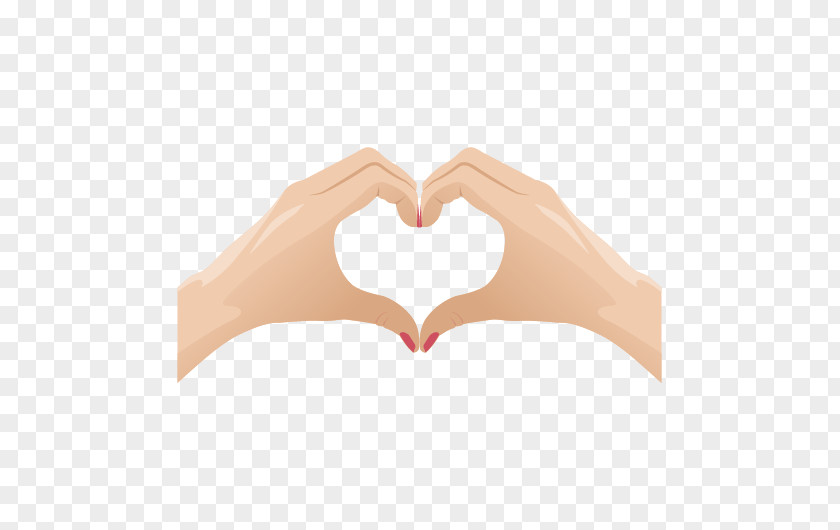 Heart Hand Shape Emoji PNG