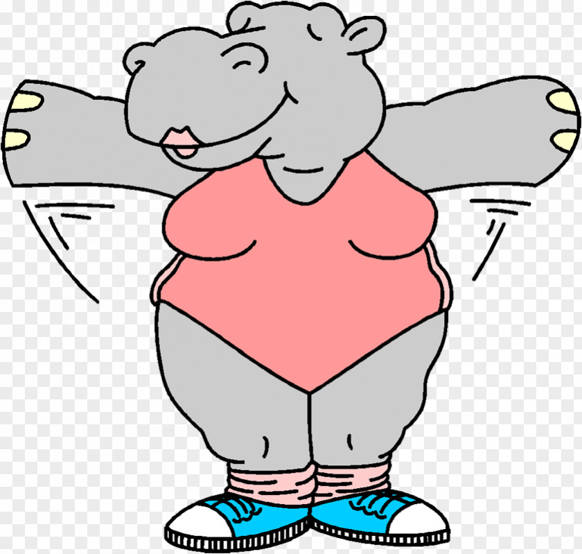 Hippopotamus Cartoon Clip Art PNG