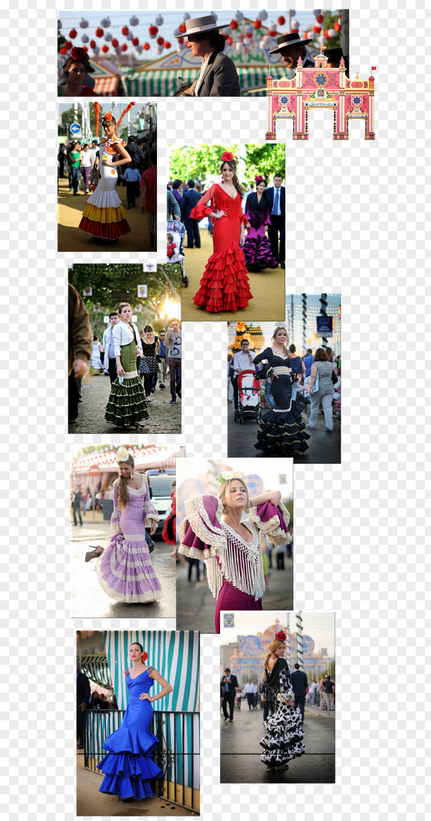 Purple Seville Fair Collage PNG
