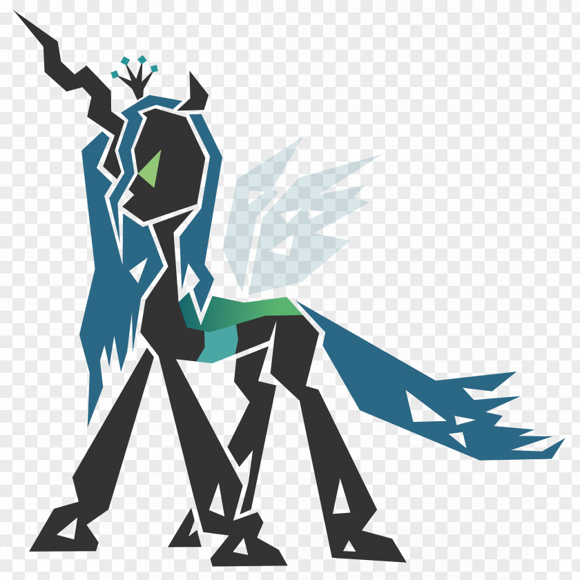 Queen Chrysalis Polygon Clip Art PNG