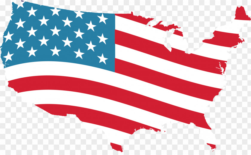 Red Damaged Flag Of The United States Stock Photography PNG