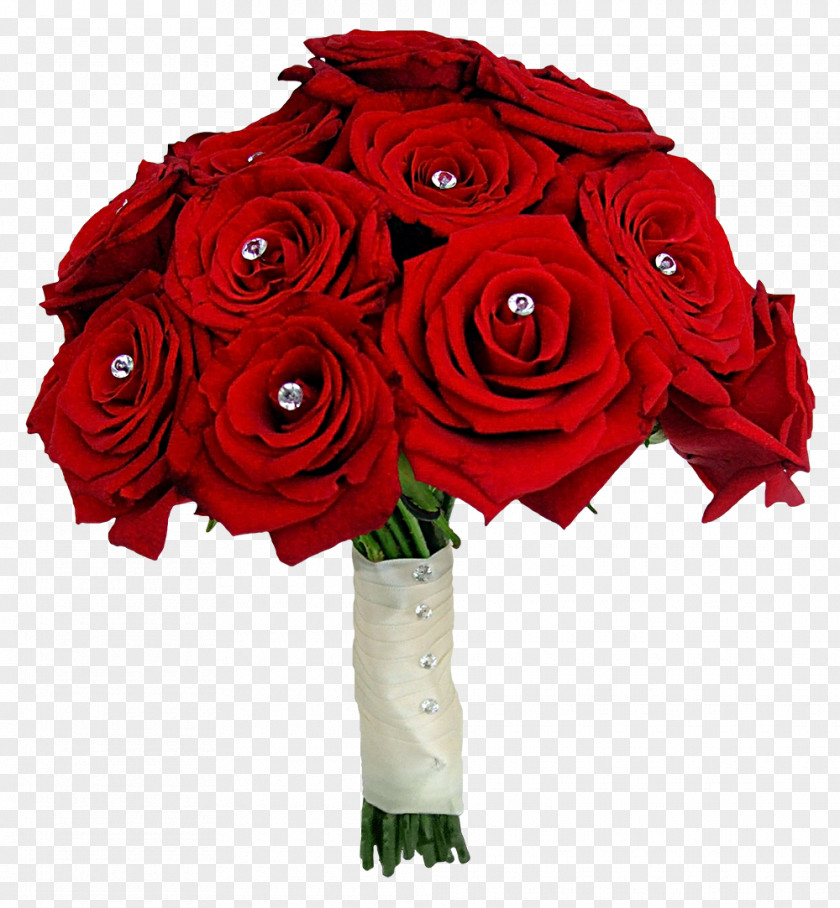 Red Rose Decorative Flower Bouquet Clip Art PNG