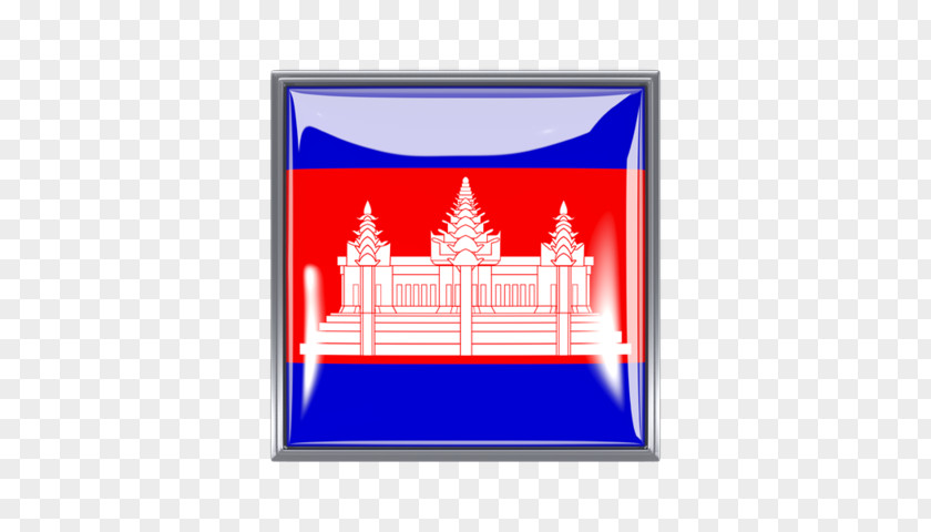 Flag Of Cambodia Rectangle Picture Frames PNG