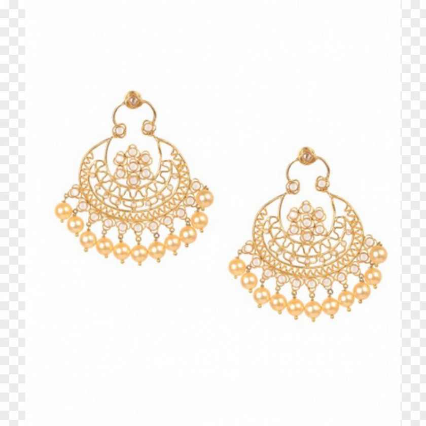 Jewellery Earring Body Gold Pearl PNG