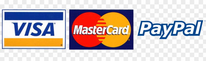 Mastercard Visa Credit Card PayPal Logo PNG