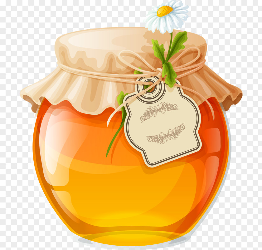Orange Honey Fruit Preserves Jar Royalty-free Illustration PNG
