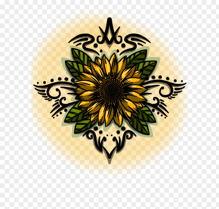 Sunflower Leaf Common Tattoo Drawing Art PNG