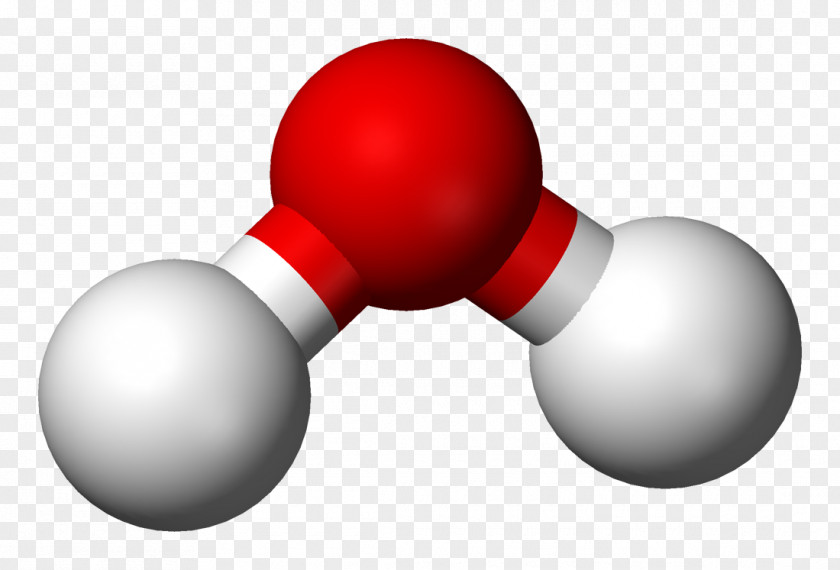 3d Molecule Water Hydrogen Bond Chemical Polarity PNG