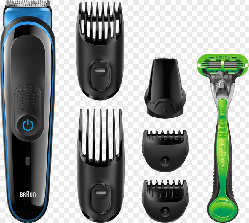 Beard Hair Clipper Braun Body Grooming Comb PNG