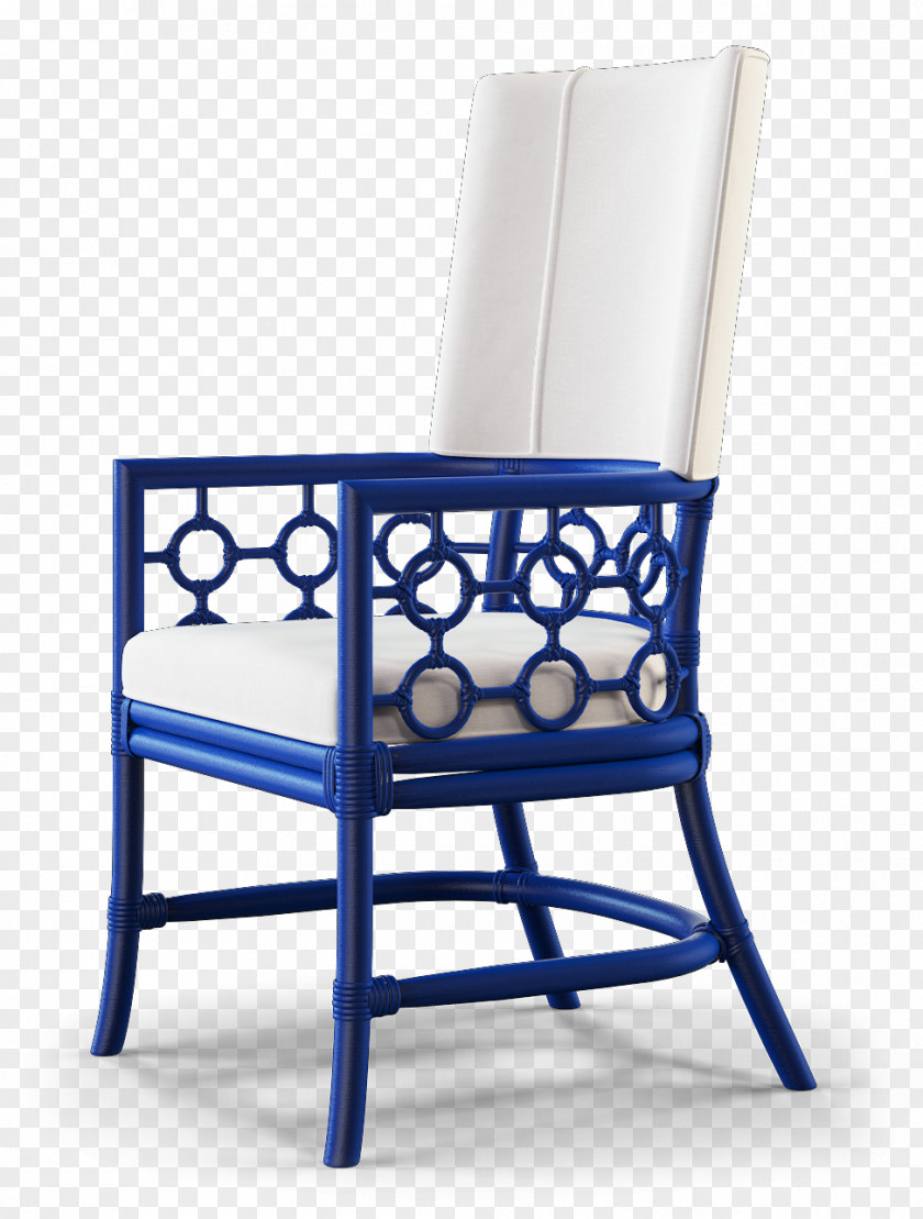 Chair Cobalt Blue Armrest PNG