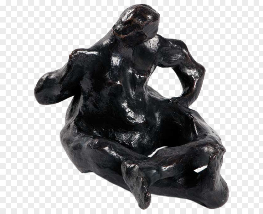 Cross Legged Bronze Sculpture Stone Carving Figurine PNG