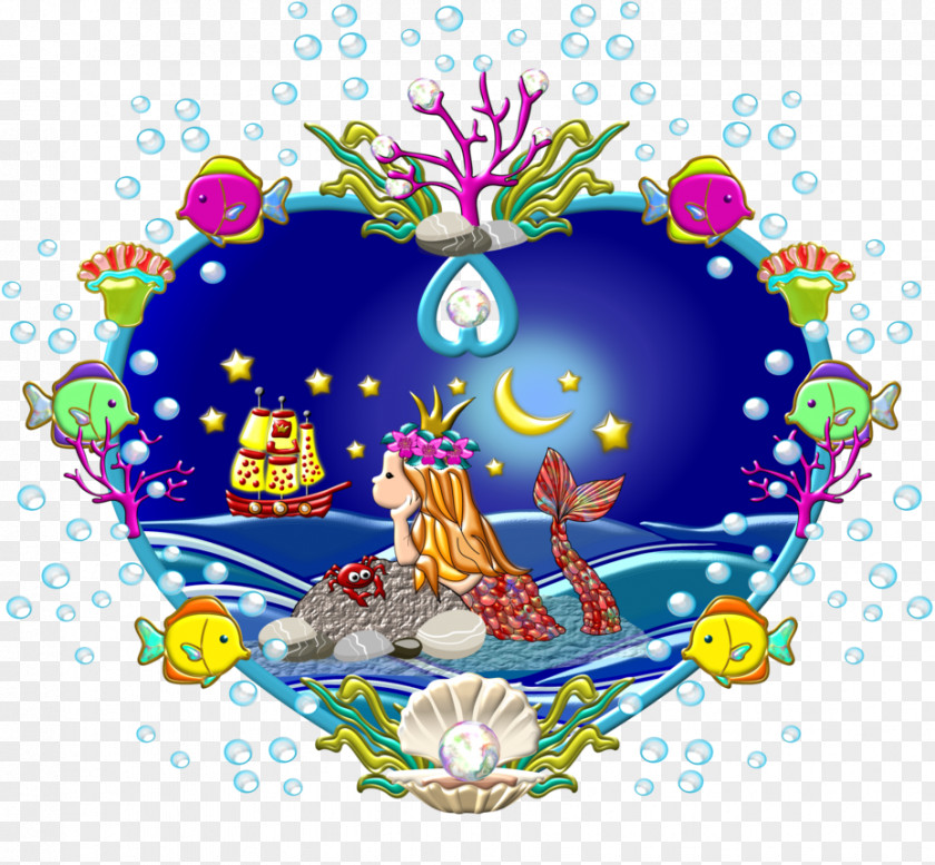 Fantasy Mermaid Illustration Desktop Wallpaper Flower Computer Text Messaging PNG