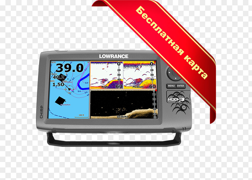 Map Chartplotter Fish Finders Lowrance Electronics Marine PNG
