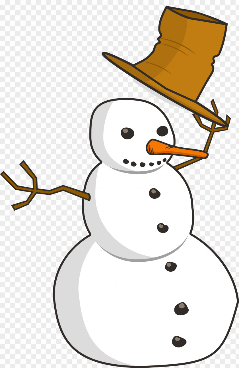 Snowman Hat Tip Clip Art PNG