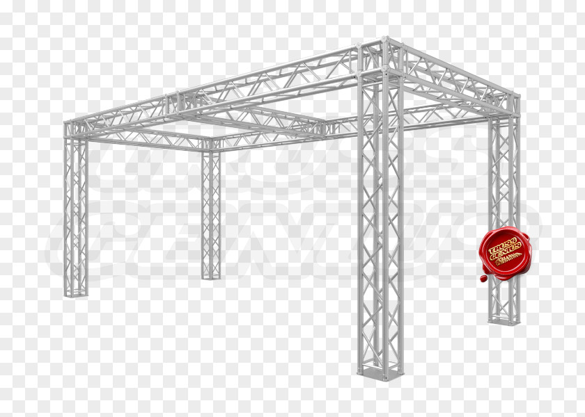 Trade Show Display Steel Truss Structure Banner PNG