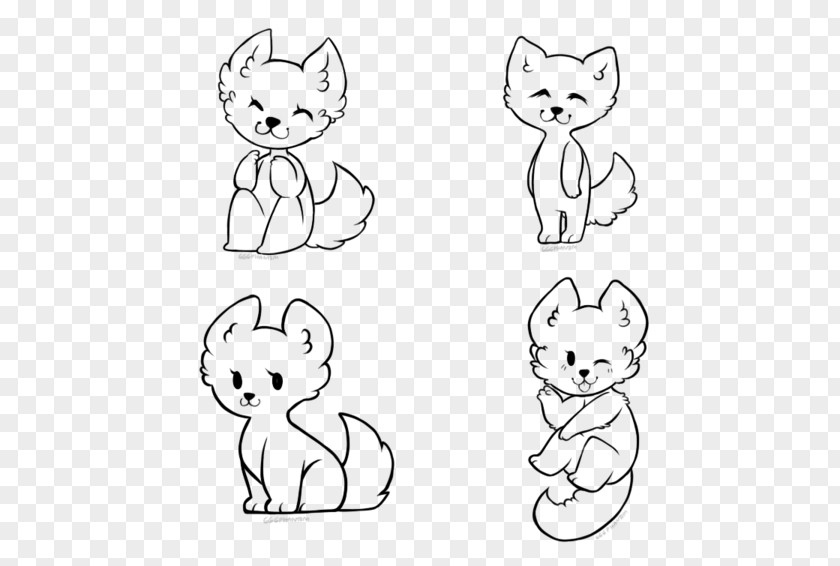 Animal Anatomy Sketches Whiskers Kitten Dog Puppy Cat PNG