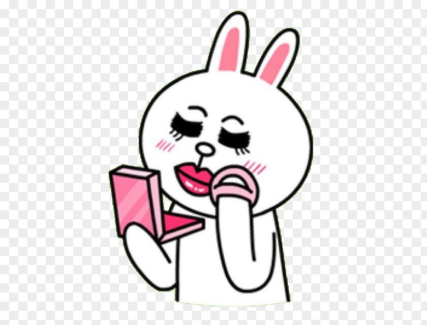 Brown Cony Sticker Line Friends Messaging Apps PNG