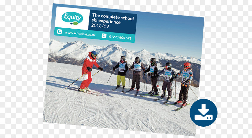 School Brochure Nordic Combined Skiing Ski Mountaineering 09738 PNG